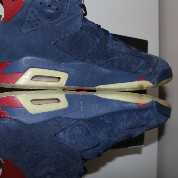 Vintage Air Jordan 6 DB Doernbecher Size 12 Blue Suede 2009 392789-401